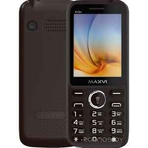 Мобильный телефон MAXVI K15n (коричневый)