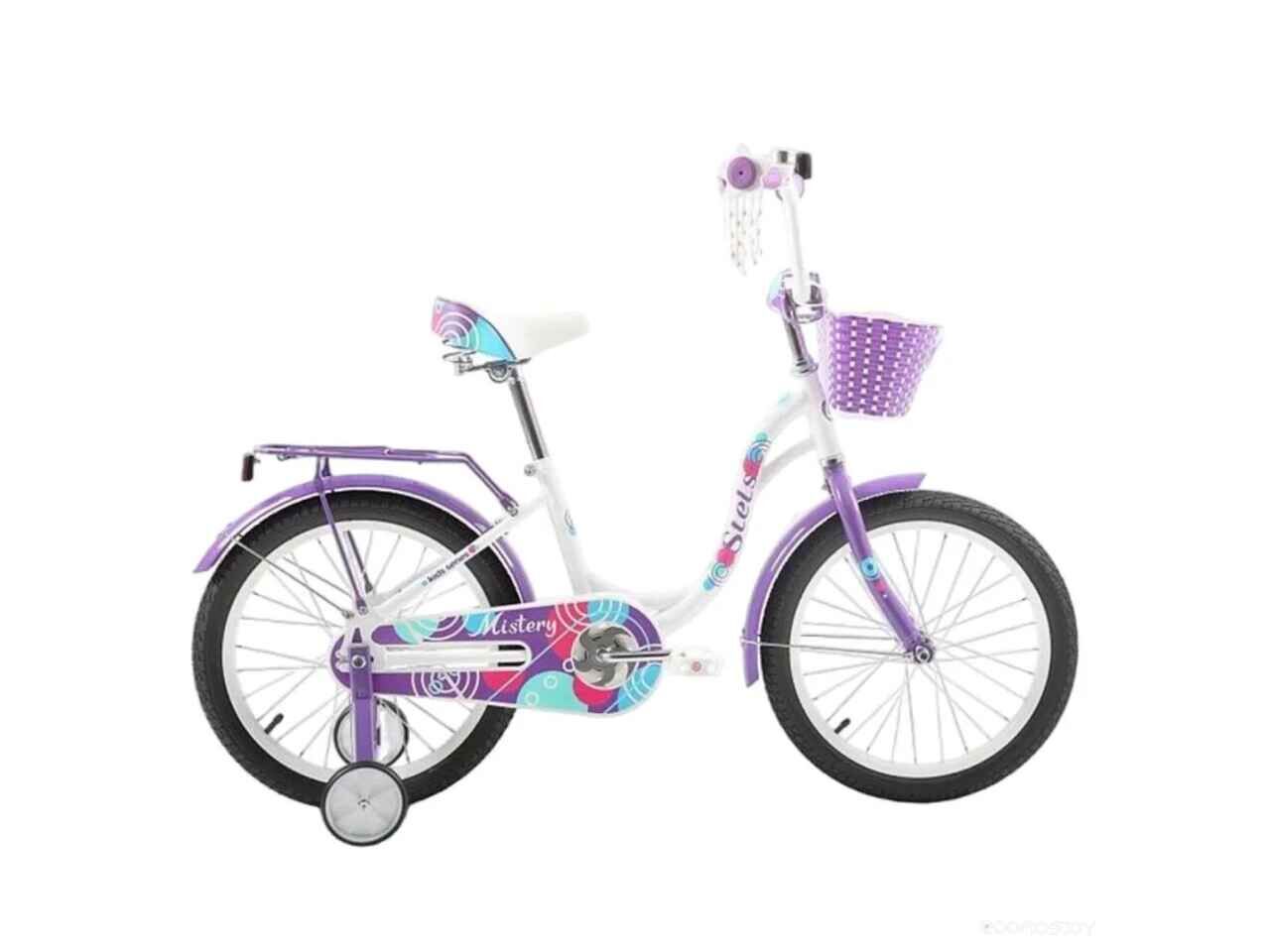 Детский велосипед Stels Mistery C Z010 18 (белый/фиолетовый, 2024) Детский велосипед Stels Mistery C Z010 18 (белый/фиолетовый, 2024)