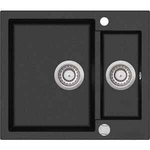 Кухонная мойка AquaSanita Tesa SQT150 601 AW Black Metallic Кухонная мойка AquaSanita Tesa SQT150 601 AW Black Metallic