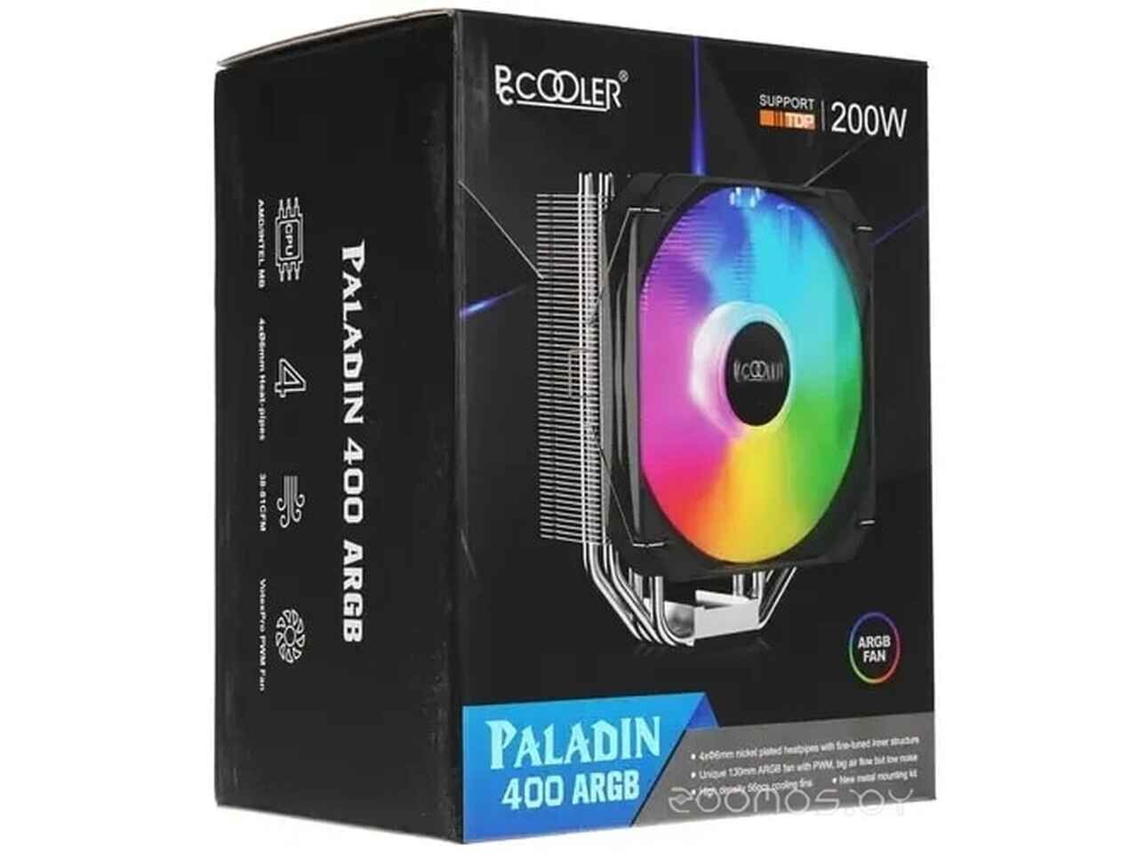 Кулер для процессора PCcooler Paladin 400 ARGB Кулер для процессора PCcooler Paladin 400 ARGB