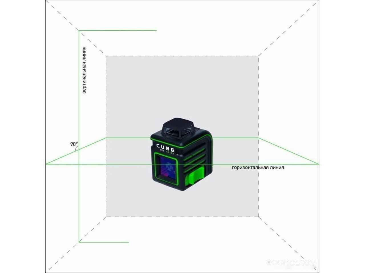 Лазерный нивелир ADA Instruments Cube 360 Green Basic Edition А00672 Лазерный нивелир ADA Instruments Cube 360 Green Basic Edition А00672
