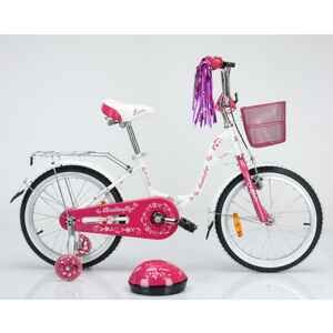 Детский велосипед DELTA Butterfly 16 (белый/розовый)