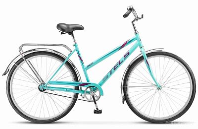 Велосипед Stels Legenda 300 28C (мятный, с корзиной, 2025)