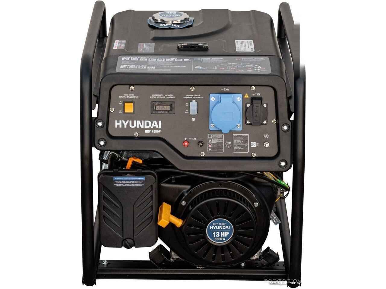 Бензиновый генератор Hyundai HHY7550F Бензиновый генератор Hyundai HHY7550F