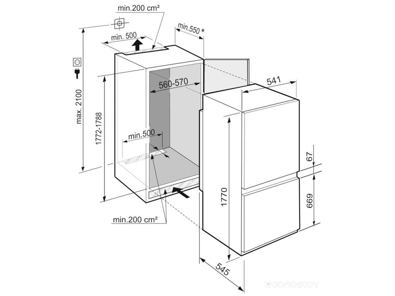 Холодильник Liebherr ICNSf 5103 Pure NoFrost Холодильник Liebherr ICNSf 5103 Pure NoFrost