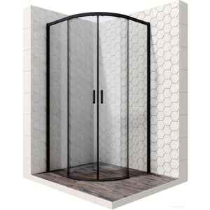 Душевой уголок Ambassador Queen Black 11011201 90х90