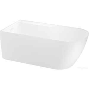 Ванна Wellsee Camellia 2.0 167x82 236201002 (отдельностоящая ванна (левая) белый глянец, экран, ножки, сифон-автомат глянцевый белый)