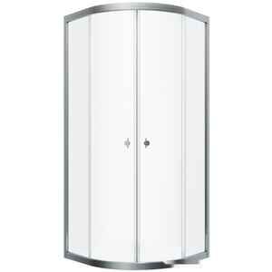 Душевой уголок Triton Альфа Хром А1 100х100 без поддона (прозрачное стекло)