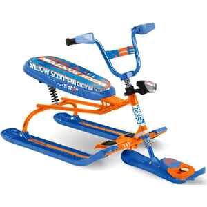 Снегокат Nika Snowdrive СНД3/Г (с гонщиком, оранжевый каркас)