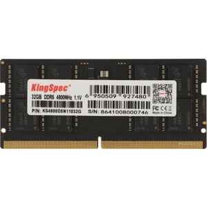 Оперативная память KingSpec 32ГБ DDR5 SODIMM 4800 МГц KS4800D5N11032G