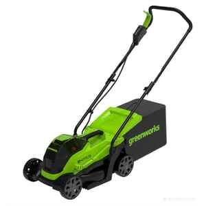 Газонокосилка электрическая Greenworks GD24LM33K2 / 2516107UA (АКБ 2 А/ч и ЗУ)