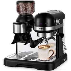 Рожковая кофеварка Kitfort KT-7126 Рожковая кофеварка Kitfort KT-7126