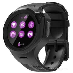 Умные часы Elari KidPhone 4GR (черный)