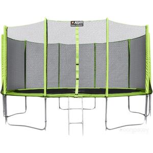 Батут Alpin 4.04 м с защитной сеткой и лестницей