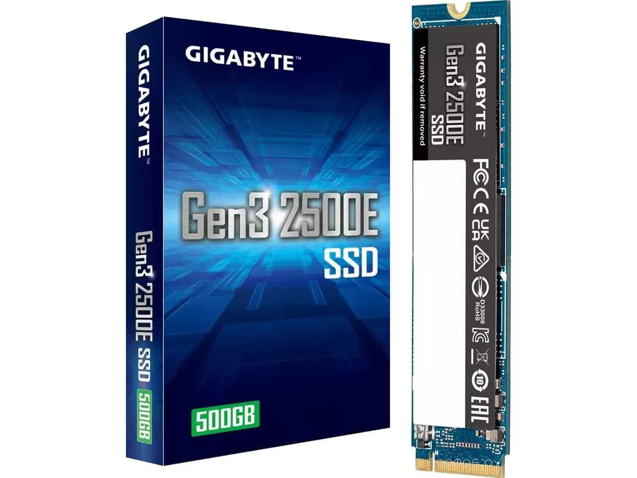SSD Gigabyte Gen3 2500E 500GB G325E500G SSD Gigabyte Gen3 2500E 500GB G325E500G