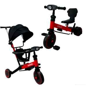 Беговел Bubago Split 4 в 1 (BG SPY-158-1) красный с ручкой Беговел Bubago Split 4 в 1 (BG SPY-158-1) красный с ручкой