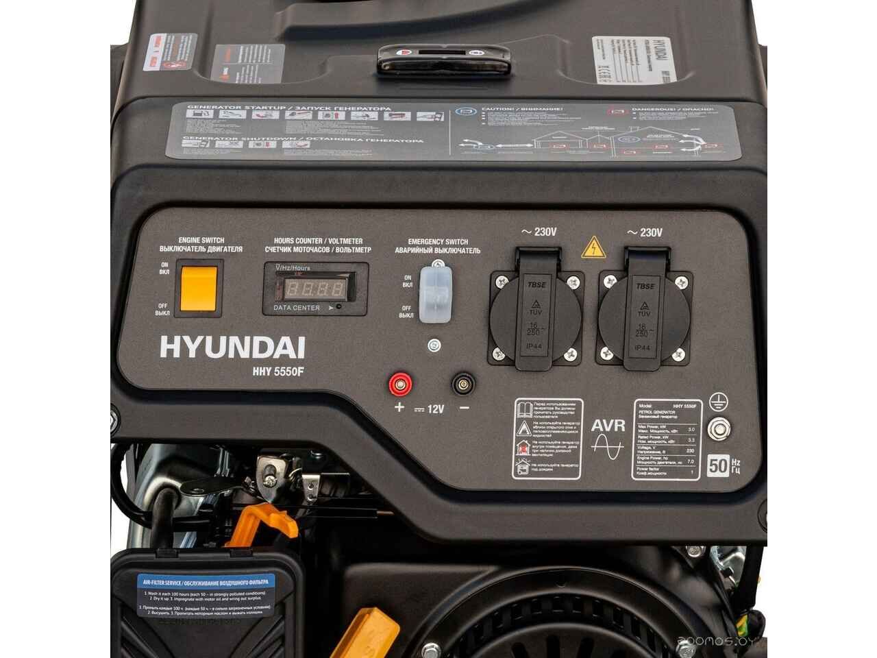 Бензиновый генератор Hyundai HHY 5550F Бензиновый генератор Hyundai HHY 5550F