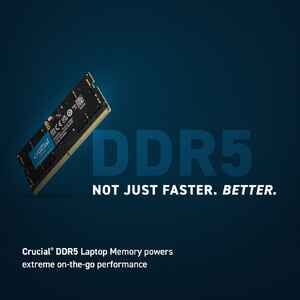 Оперативная память Crucial 16ГБ DDR5 SODIMM 4800МГц CB16GS4800 Оперативная память Crucial 16ГБ DDR5 SODIMM 4800МГц CB16GS4800