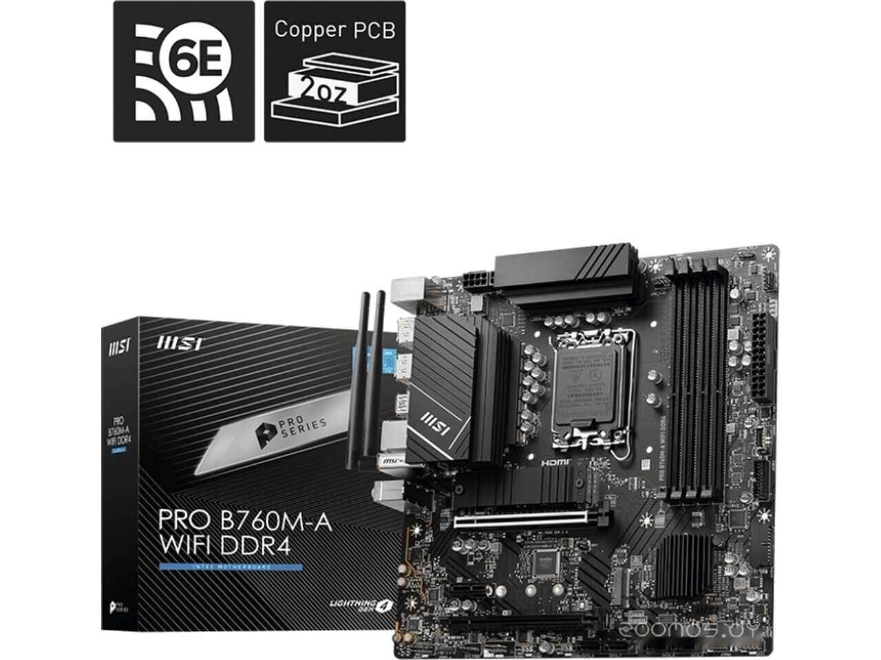 Материнская плата MSI Pro B760M-A WiFi DDR4 Материнская плата MSI Pro B760M-A WiFi DDR4