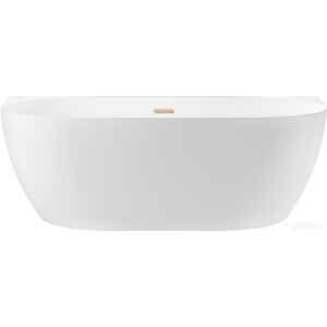 Ванна Wellsee Belle Spa 3.0 170x80 235901004 (пристенная ванна белый глянец, экран, ножки, сифон-автомат золото)