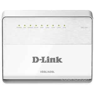 Беспроводной маршрутизатор D-LINK DSL-224/T1A Беспроводной маршрутизатор D-LINK DSL-224/T1A