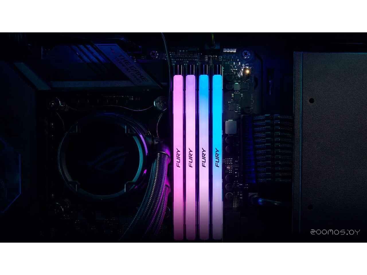 Оперативная память Kingston FURY Renegade RGB 16ГБ DDR5 8000МГц KF580C38RSA-16 Оперативная память Kingston FURY Renegade RGB 16ГБ DDR5 8000МГц KF580C38RSA-16