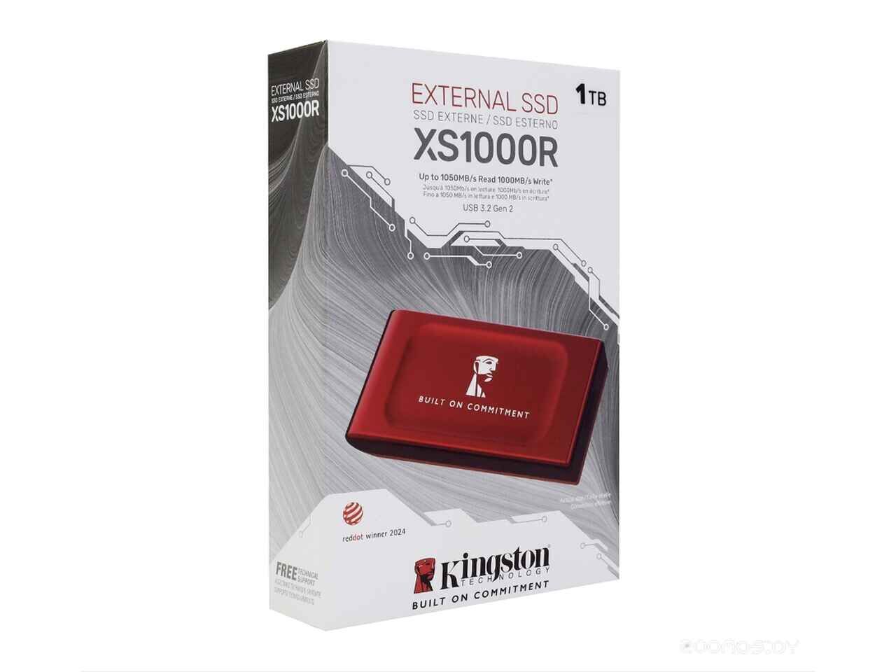 Внешний накопитель Kingston XS1000 1TB SXS1000R/1000GA Внешний накопитель Kingston XS1000 1TB SXS1000R/1000GA
