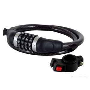 Велозамок Longus 950 мм 3550008 (черный)