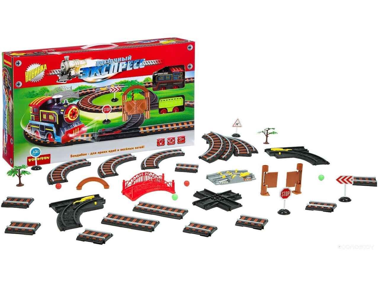 Железная дорога игрушечная Bondibon Восточный экспресс / ВВ2998 Железная дорога игрушечная Bondibon Восточный экспресс / ВВ2998