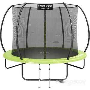 Батут Atlas Sport 252 см - 8ft Master (с лестницей, зеленый)
