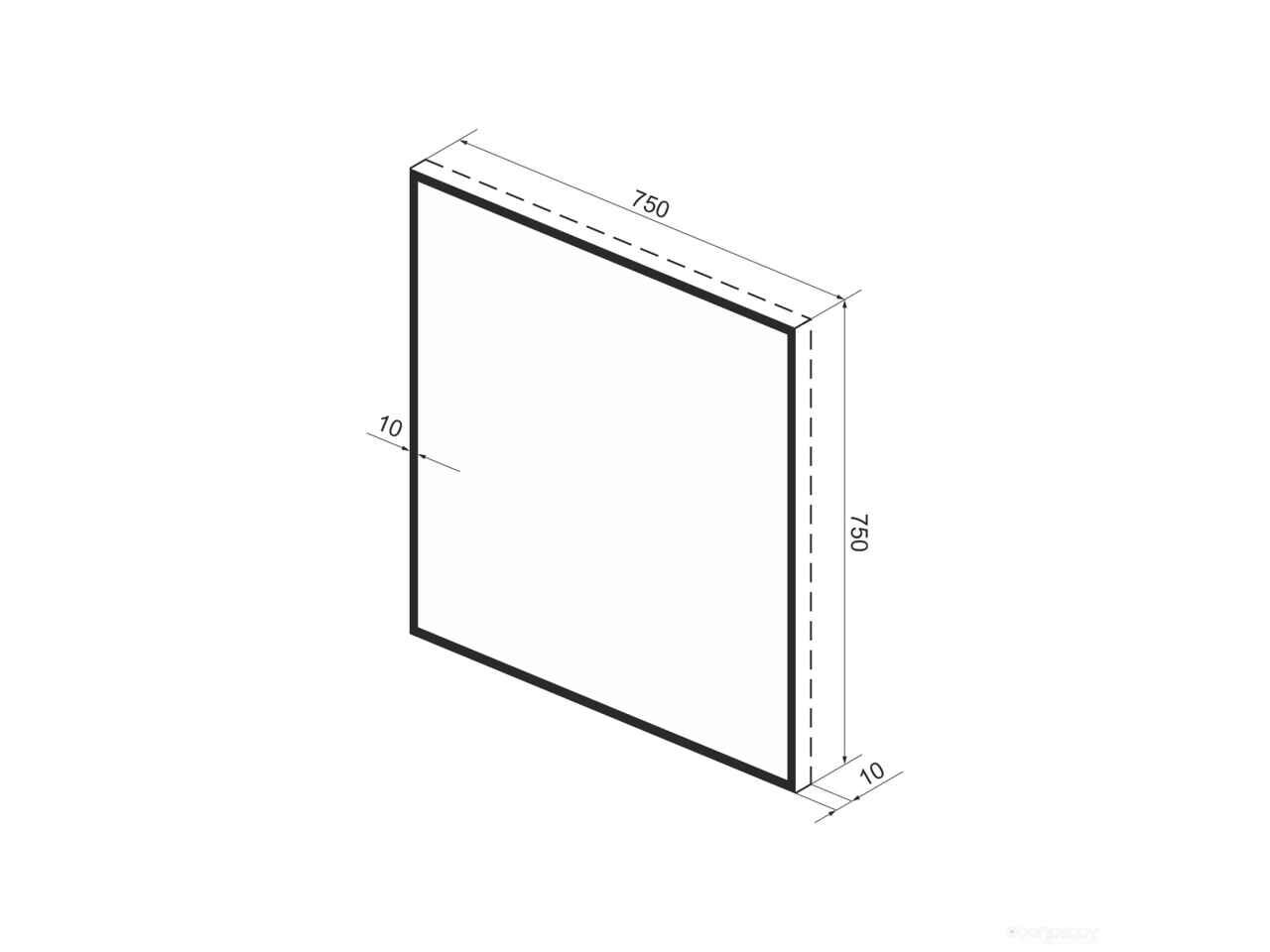 Зеркало Wellsee Зеркало 7 Rays' Spectrum 172200320, 75 х 75 см Зеркало Wellsee Зеркало 7 Rays' Spectrum 172200320, 75 х 75 см