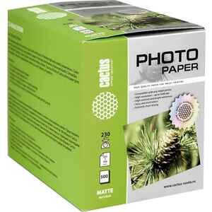 Фотобумага Cactus Матовая 10х15 200 г/кв.м. 500 листов(CS-MA6200500) Фотобумага Cactus Матовая 10х15 200 г/кв.м. 500 листов(CS-MA6200500)