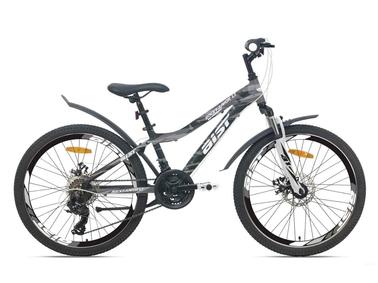 Велосипед Aist Rocky Junior 1.1 24 (13, серый, 2025) Велосипед Aist Rocky Junior 1.1 24 (13, серый, 2025)