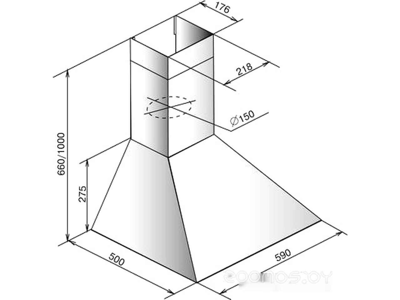 Кухонная вытяжка Elikor Silver Storm 60Н-650-П3Л нерж 841558 Кухонная вытяжка Elikor Silver Storm 60Н-650-П3Л нерж 841558