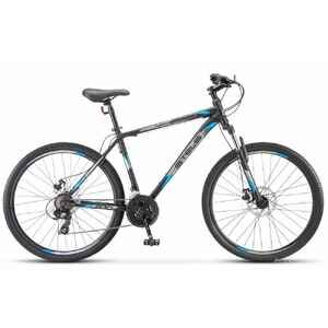 Велосипед Stels Navigator 700 MD 27.5 F020 (21, черный/голубой)