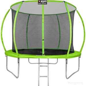 Батут Alpin Sky 10ft - 312 см с защитной сеткой и лестницей
