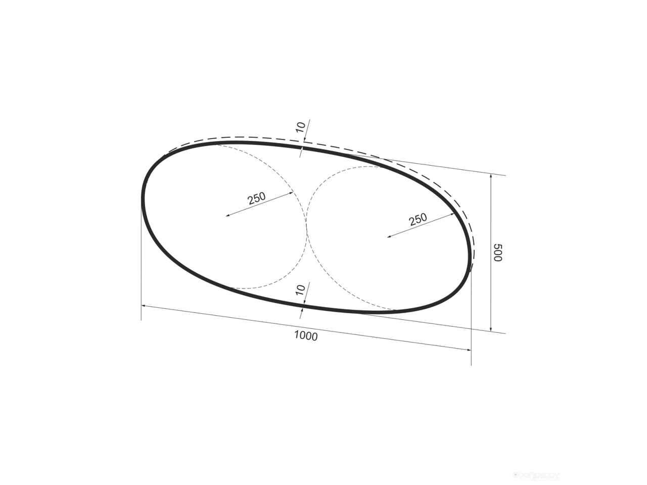 Зеркало Wellsee Зеркало 7 Rays' Spectrum 172201840, 100 x 50 см Зеркало Wellsee Зеркало 7 Rays' Spectrum 172201840, 100 x 50 см