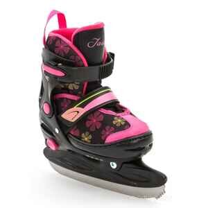 Коньки Calambus Jasmin ICE черный/розовый р.34-37 (019-02)