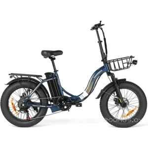 Электровелосипед SameBike City Master Fat (синий)