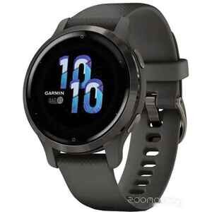 Умные часы Garmin Venu 2S (сланцевая нержавеющая сталь/черный)