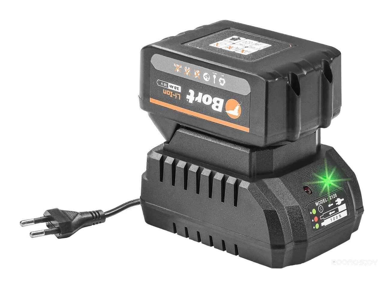 Дисковая (циркулярная) пила BORT BHK-21Li-185 (с 2-мя АКБ) Дисковая (циркулярная) пила BORT BHK-21Li-185 (с 2-мя АКБ)