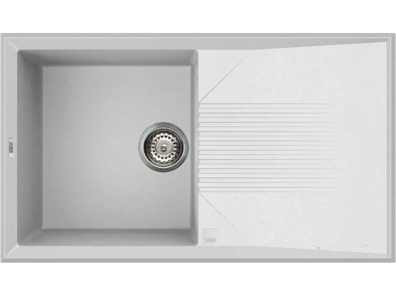 Кухонная мойка Elleci Tekno 400 V96 White LVT40096 Кухонная мойка Elleci Tekno 400 V96 White LVT40096