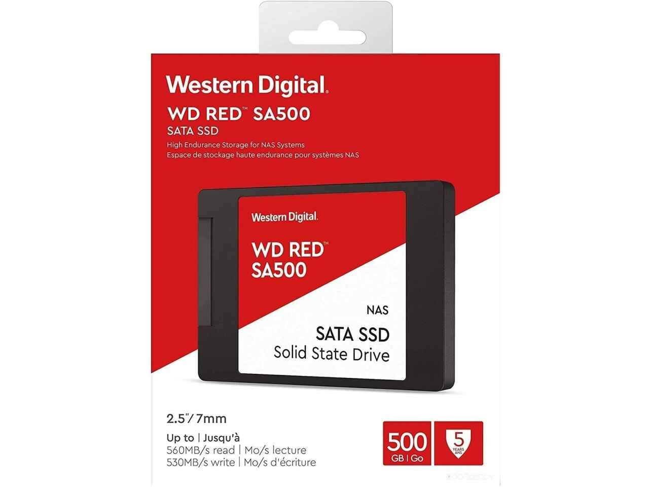 SSD Western Digital Red SA500 NAS 500GB WDS500G1R0A SSD Western Digital Red SA500 NAS 500GB WDS500G1R0A