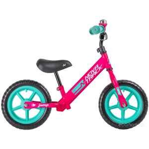 Беговел Novatrack Jump 12 (розовый, 2020)