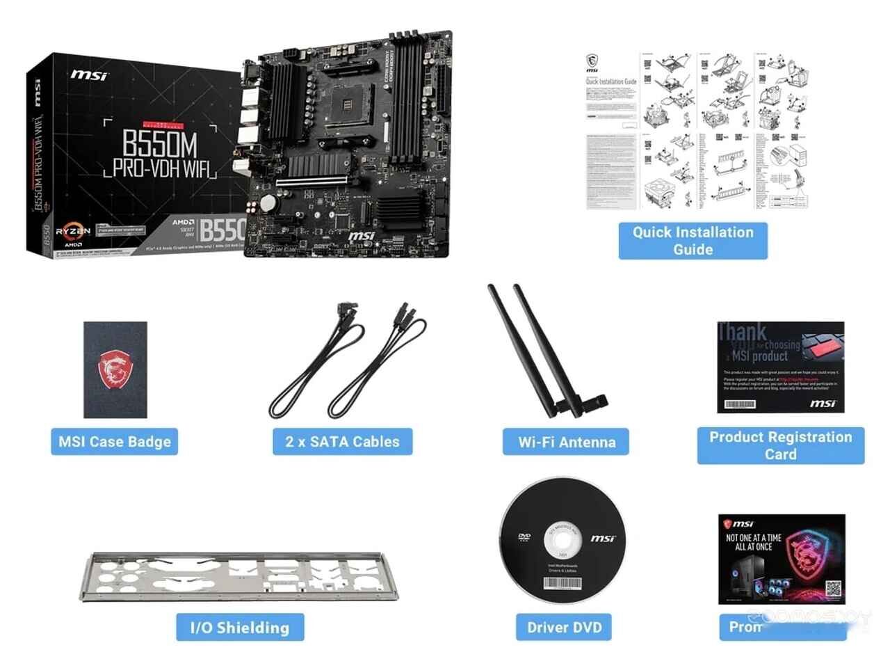 Материнская плата MSI B550M Pro-VDH WiFi Материнская плата MSI B550M Pro-VDH WiFi