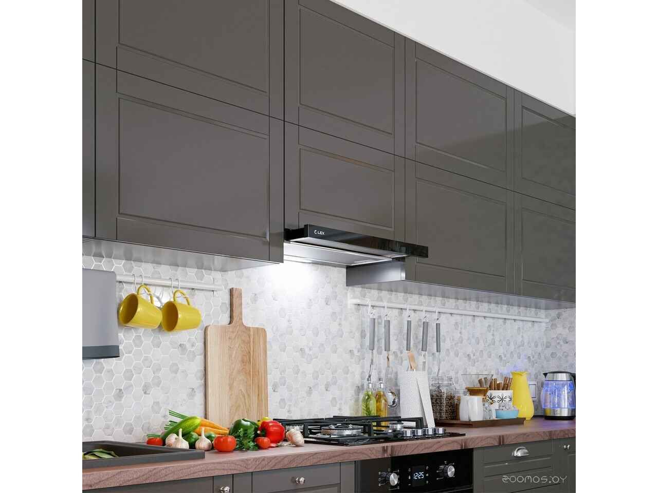 Кухонная вытяжка LEX Hide 500 (черный) Кухонная вытяжка LEX Hide 500 (черный)