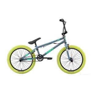 Велосипед Stark Madness BMX 2 (темно-серый матовый/зеленый неон/зеленый, 2025)