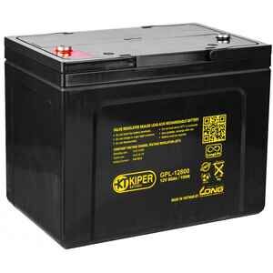 Аккумулятор для ИБП Kiper GPL-12800 (12В/80 А·ч)