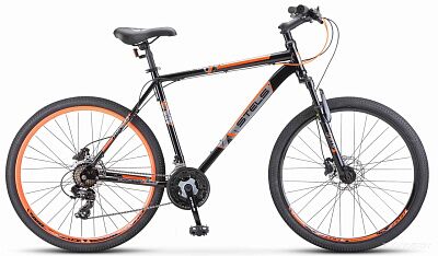 Велосипед Stels Navigator 700 MD Z010 27.5 (21, серый/красный, 2025)