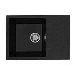 Кухонная мойка Practik PR-M 600-004 (черный оникс)